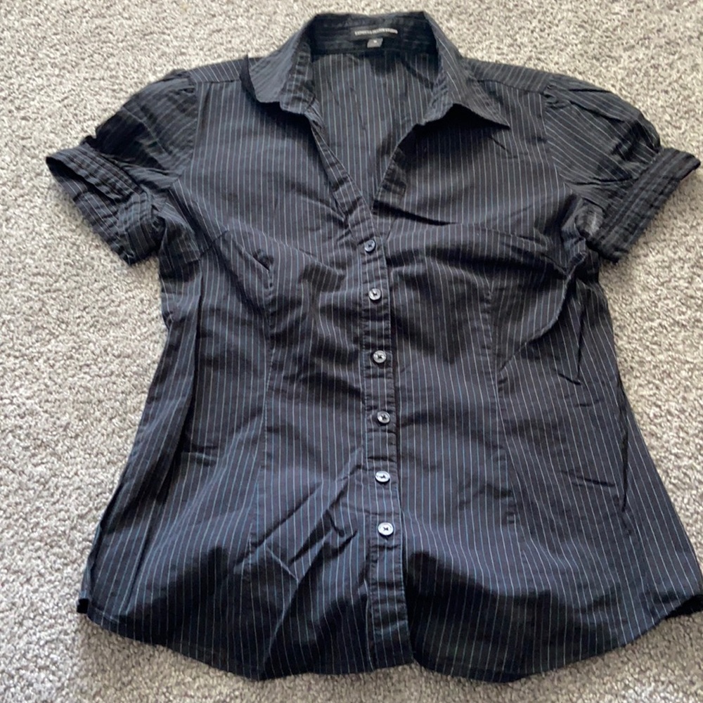 Express button down short sleeve -medium